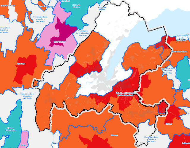 Agglo - Aires urbaines - INSEE 2010