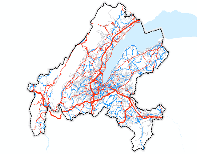 Agglo - Hiérarchie du réseau routier