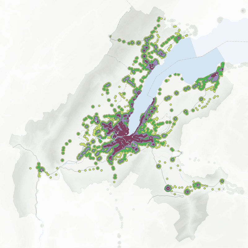 Agglo - Qualité de desserte en 2040