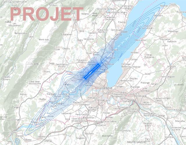 Courbes bruit avions entre 6 et 22 h - Pronostic 2022