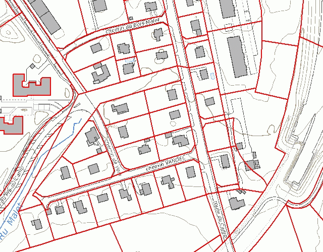 Parcelles de la mensuration