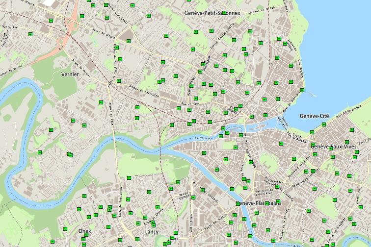 Points de collecte des déchets