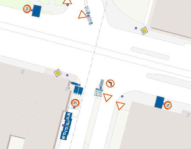 Panneaux de signalisation routière