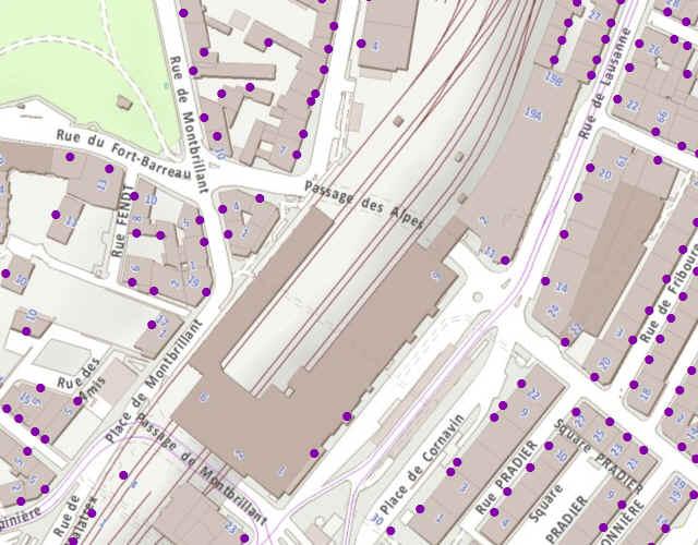 Statistique cantonale des bâtiments et logements (Information à l'adresse)