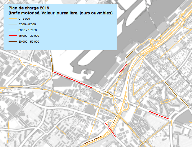 Plan de charge de trafic pour le transport individuel