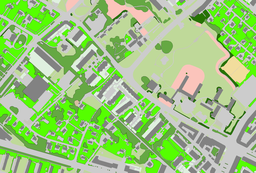 Cartographie des aménagements (Ancrage biodiversité)